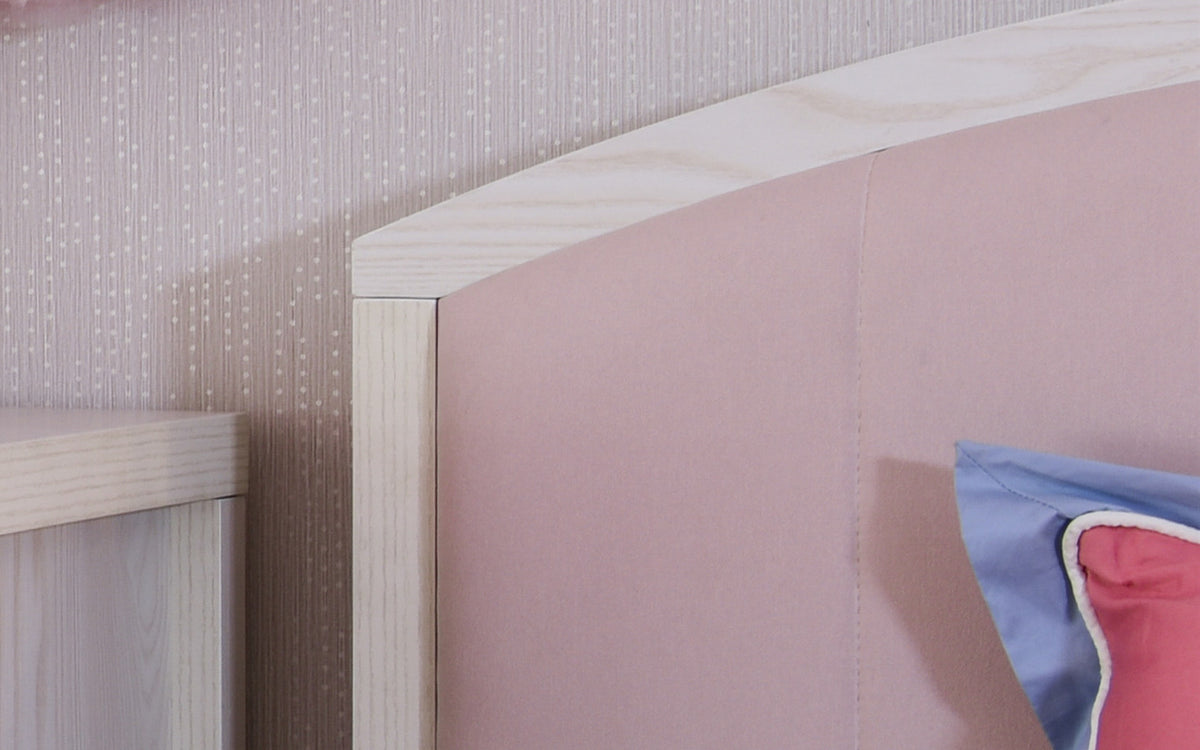 Elly Pink King Single Bed Frame