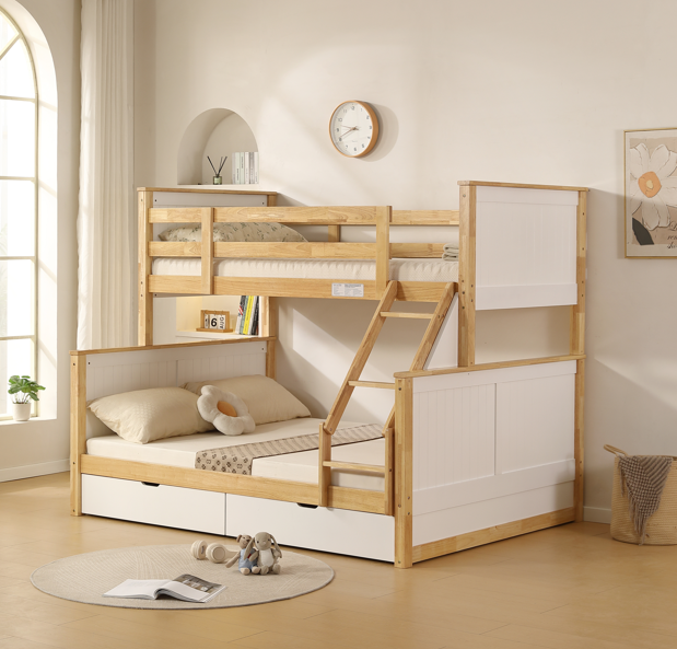 Richmond Single over Double Bunk Bed with Drawers