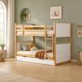 Midson King Single Bunk Bed with Trundle