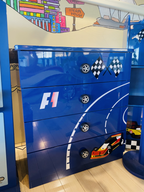F1 Kids Chest of Drawers – 4 Drawers
