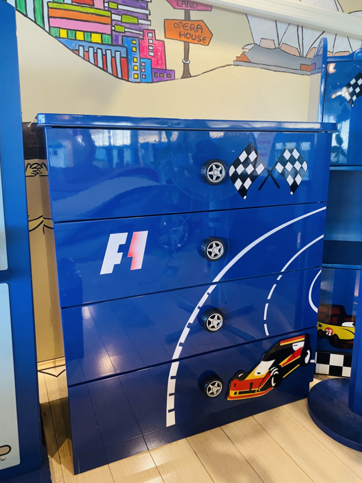 F1 Kids Chest of Drawers – 4 Drawers