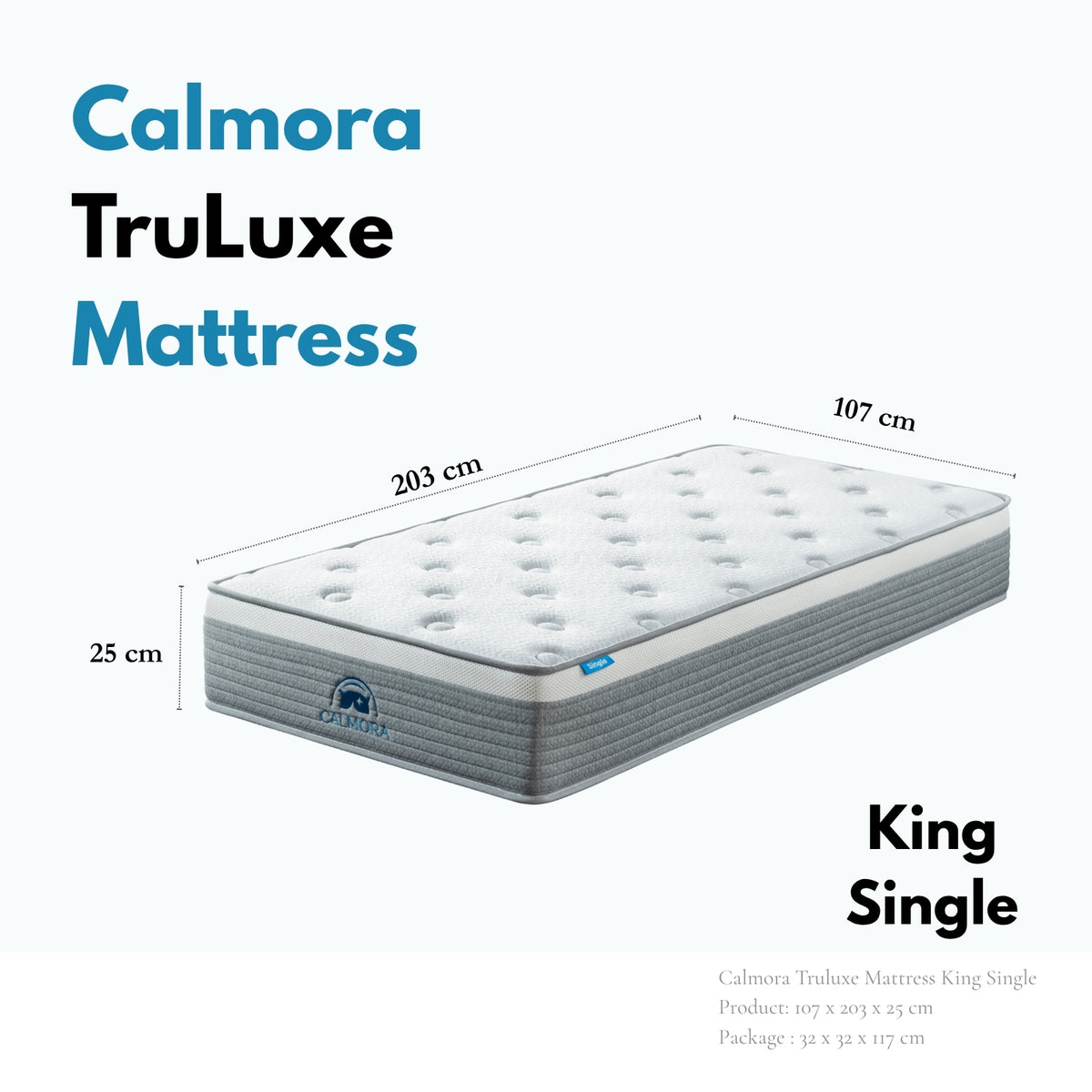 Calmora TruLuxe Pocket Spring Mattress