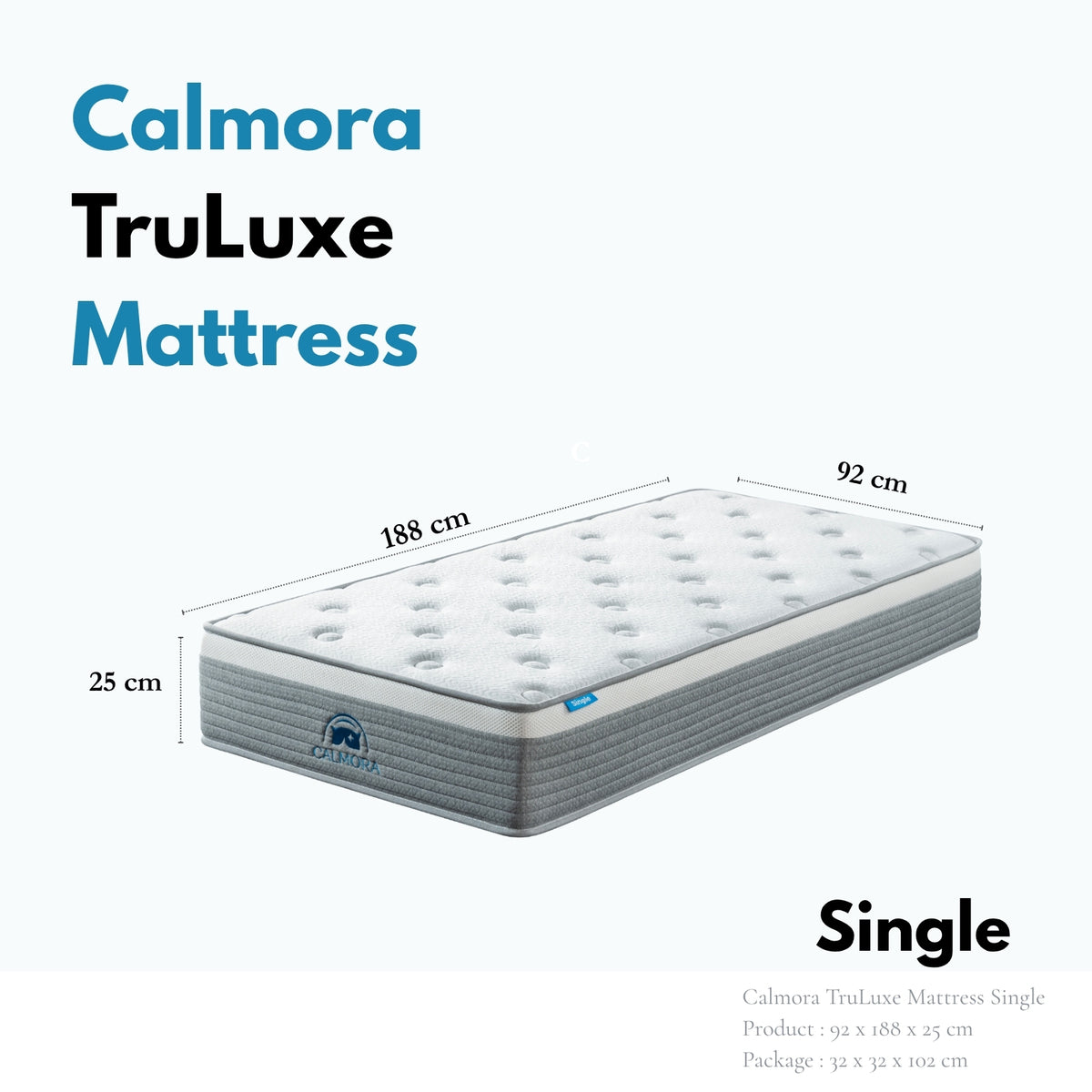 Calmora TruLuxe Pocket Spring Mattress