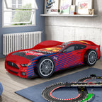 Panther Power Car Bed - Red