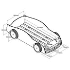 Panther Power Car Bed - Red