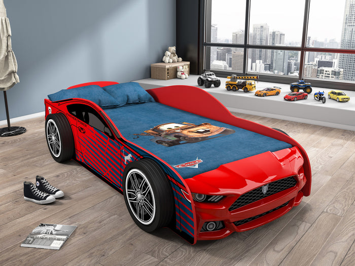 Panther Power Car Bed - Red