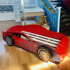 Panther Power Car Bed - Red