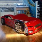 Panther Power Car Bed - Red