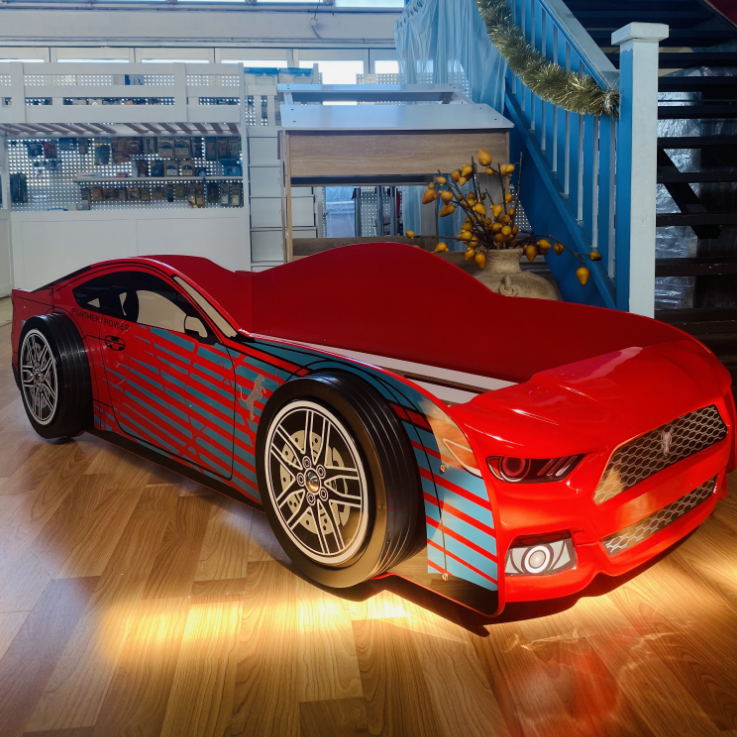 Panther Power Car Bed - Red