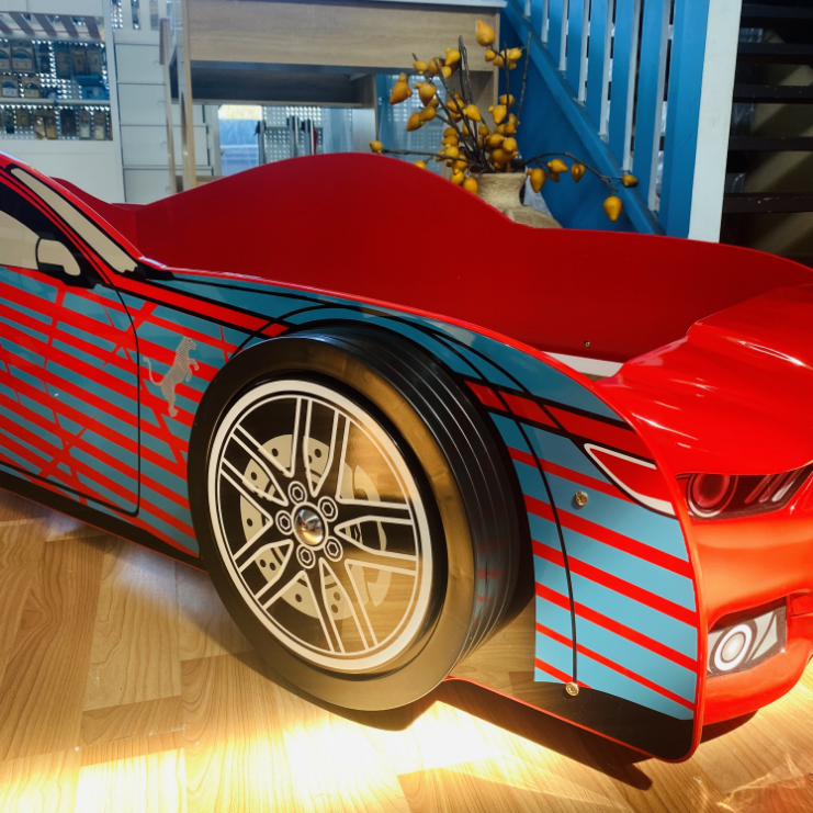 Panther Power Car Bed - Red