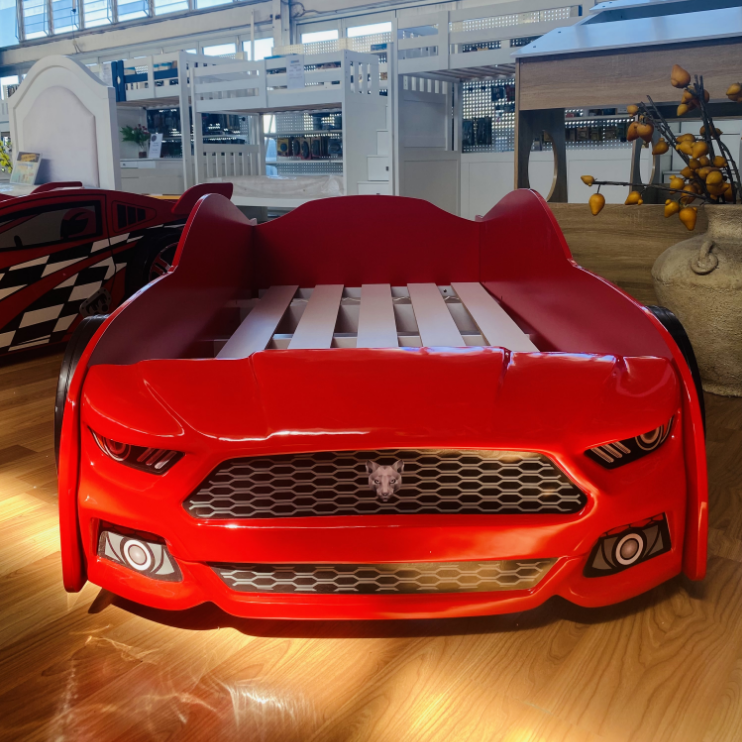 Panther Power Car Bed - Red