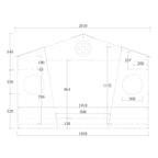 Tree House Single Bed - Oak & White