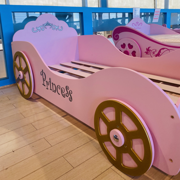 Pinky Car Bed - Pink