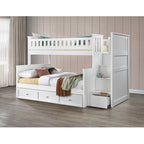 Hestia Bunk Bed with Stairs - Single over Double