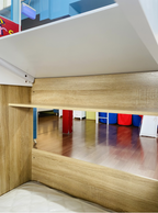 Tree House Single Bed - Oak & White