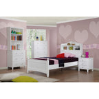 Chloe Bedside Table with 3 Drawers - White