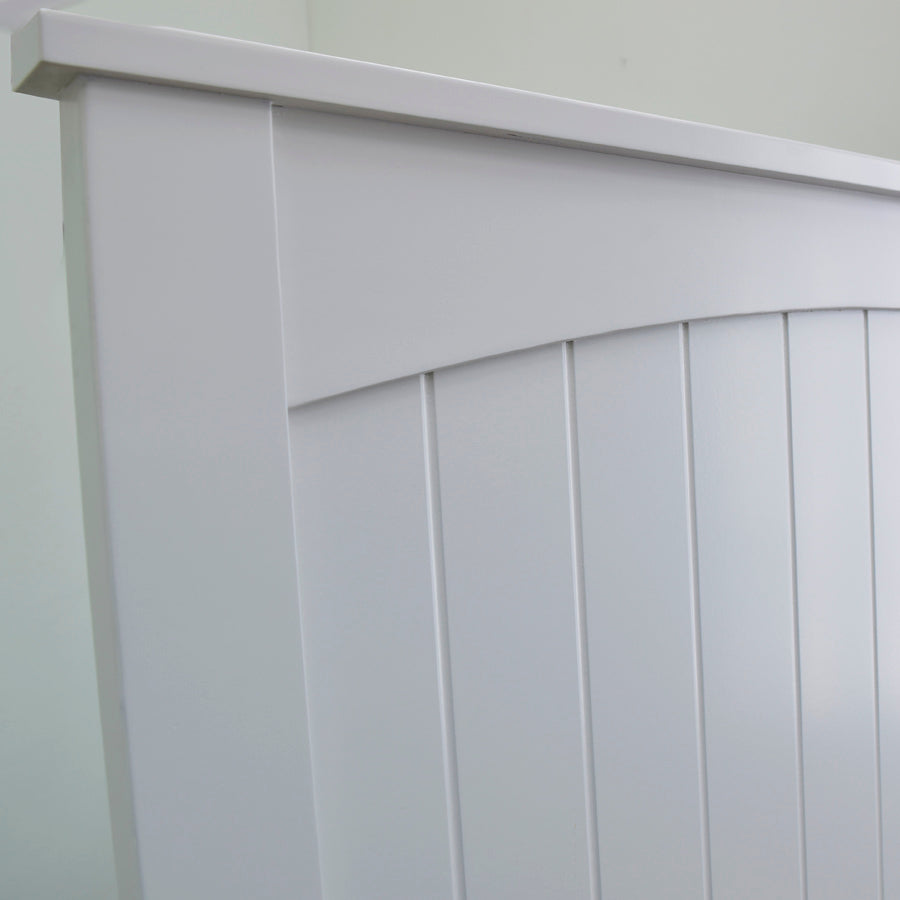 Andee King Single Bed - White