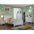 Andee King Single Bed - White