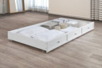 Andee King Single Bed - White