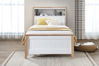 Jade King Single Bed with Storage Headboard