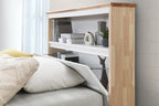 Jade King Single Bed with Storage Headboard