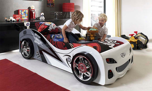 Brap Brap Car Bed - White