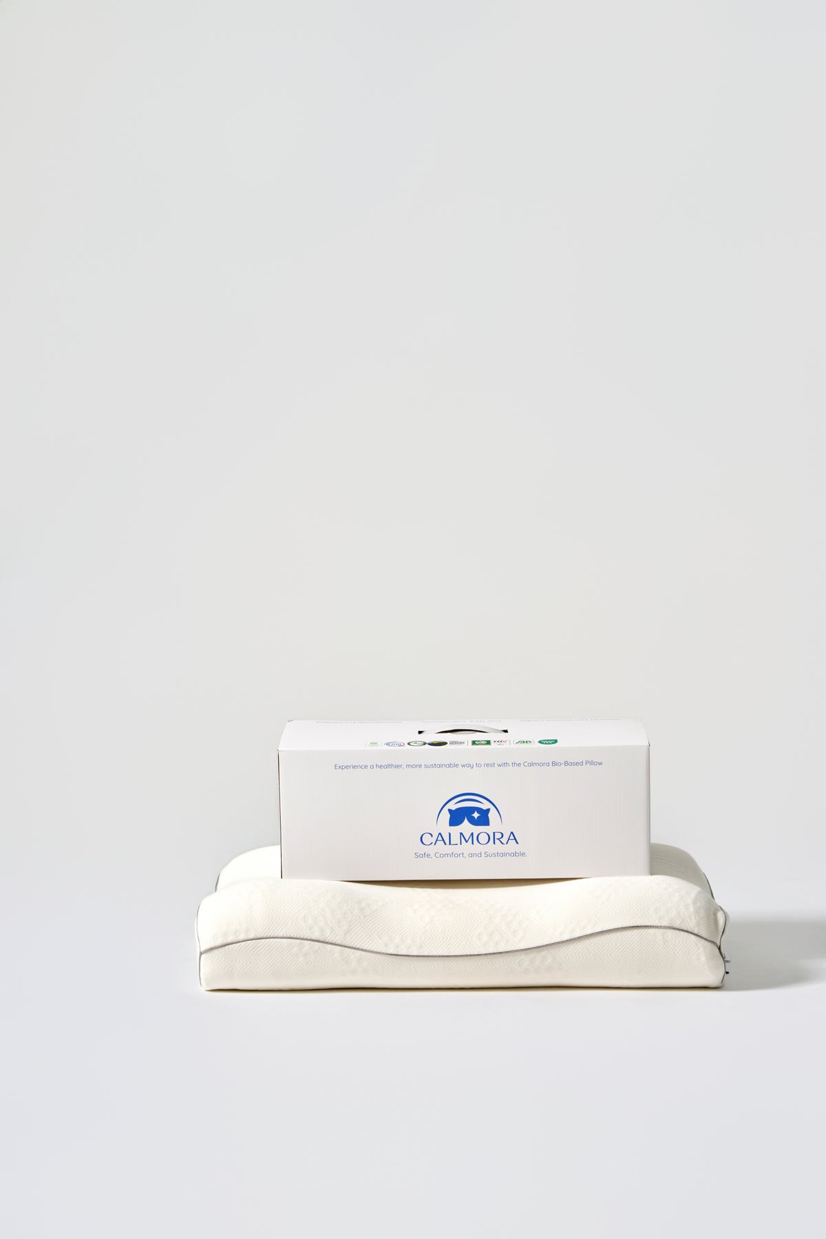Calmora NeckSupport Bio-Based Memory Foam Pillow