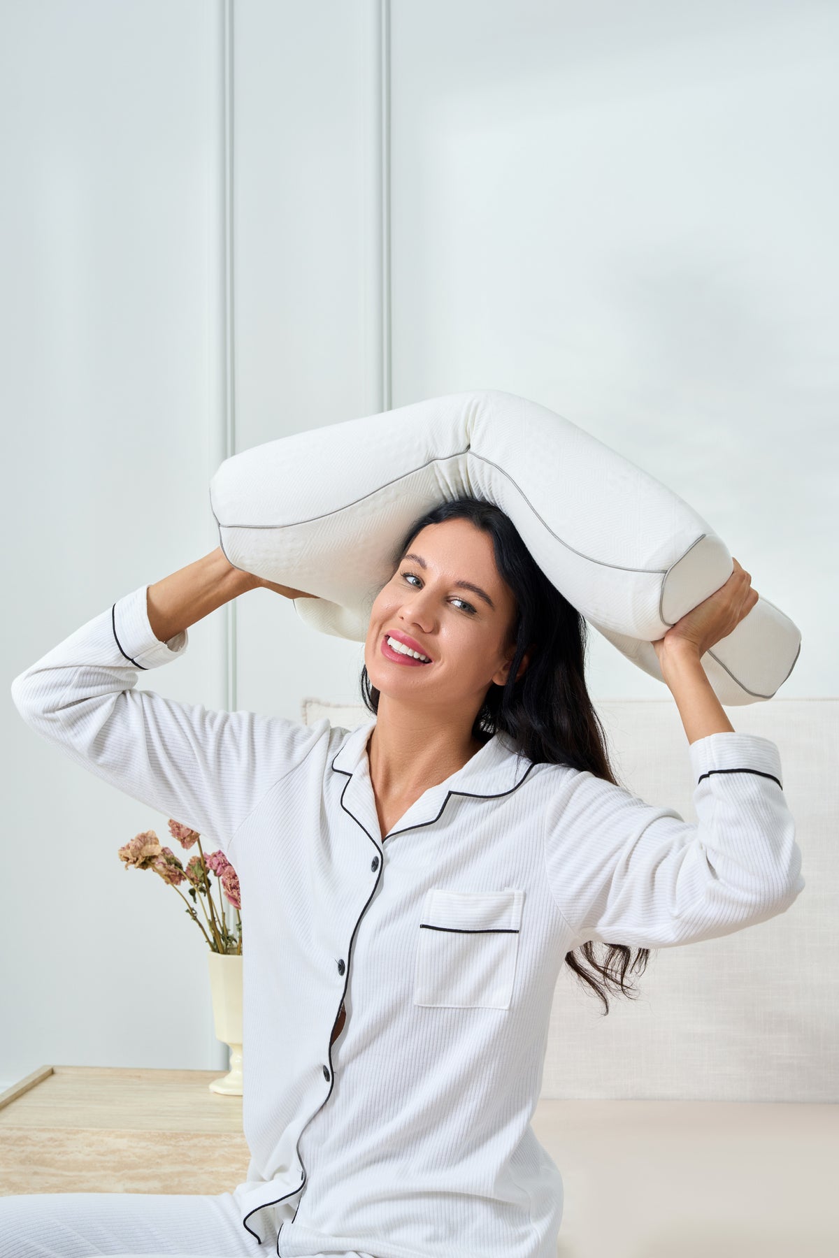 Calmora NeckSupport Bio-Based Memory Foam Pillow