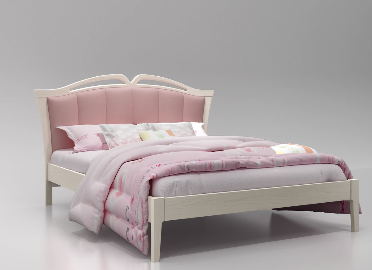 Lily Spring Double Bed - Pink