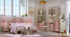Lily Spring Double Bed - Pink