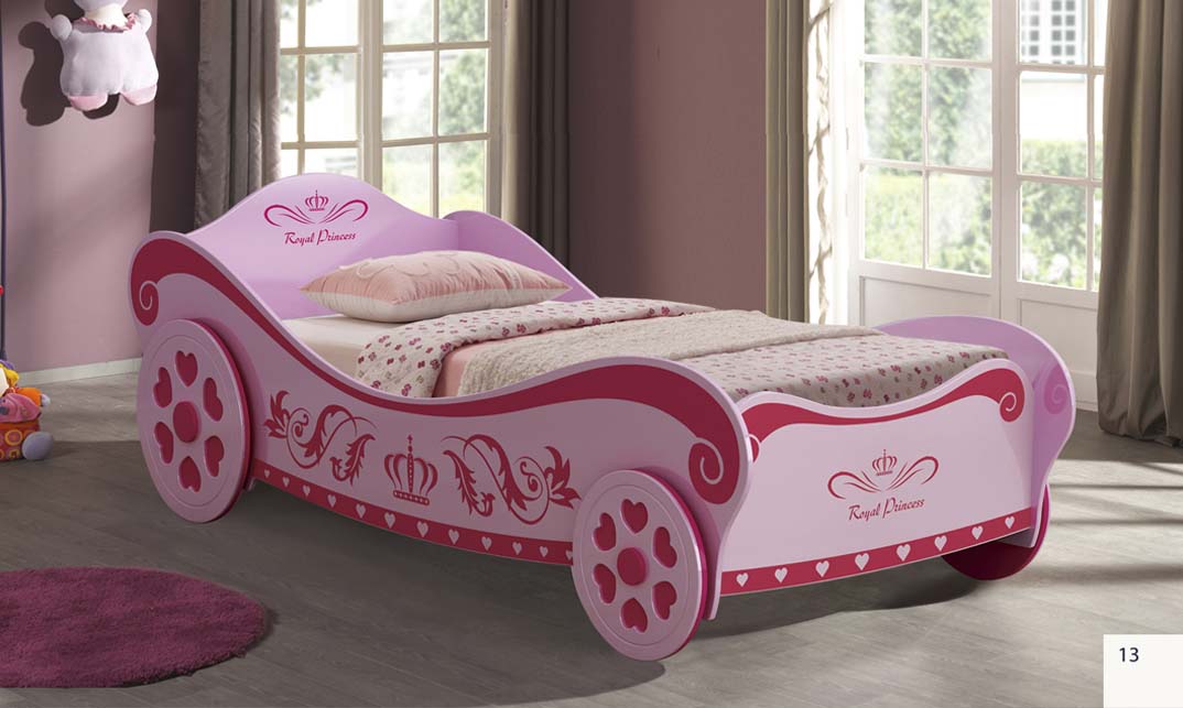 Charlotte Princess Bed - Pink