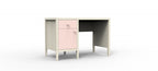 Elly Pink Desk with 1 Drawer and 1 Door