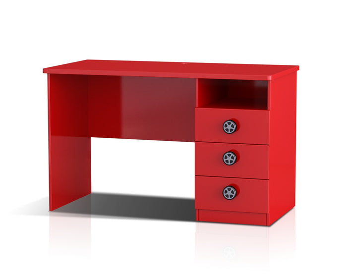 F1 Race Car Desk with 3 Drawers
