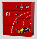 F1 Kids Chest of Drawers – 4 Drawers