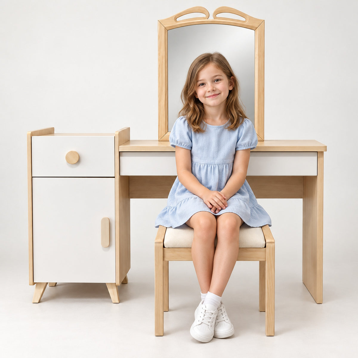 Fashion Dressing Table with Mirror