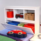 Jade Single Bed with Storage Headboard