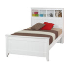 Jade King Single Bed with Storage Headboard