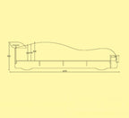 Racer King Single Car Bed - Red