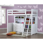 My Design Dressing Table with Hutch - White