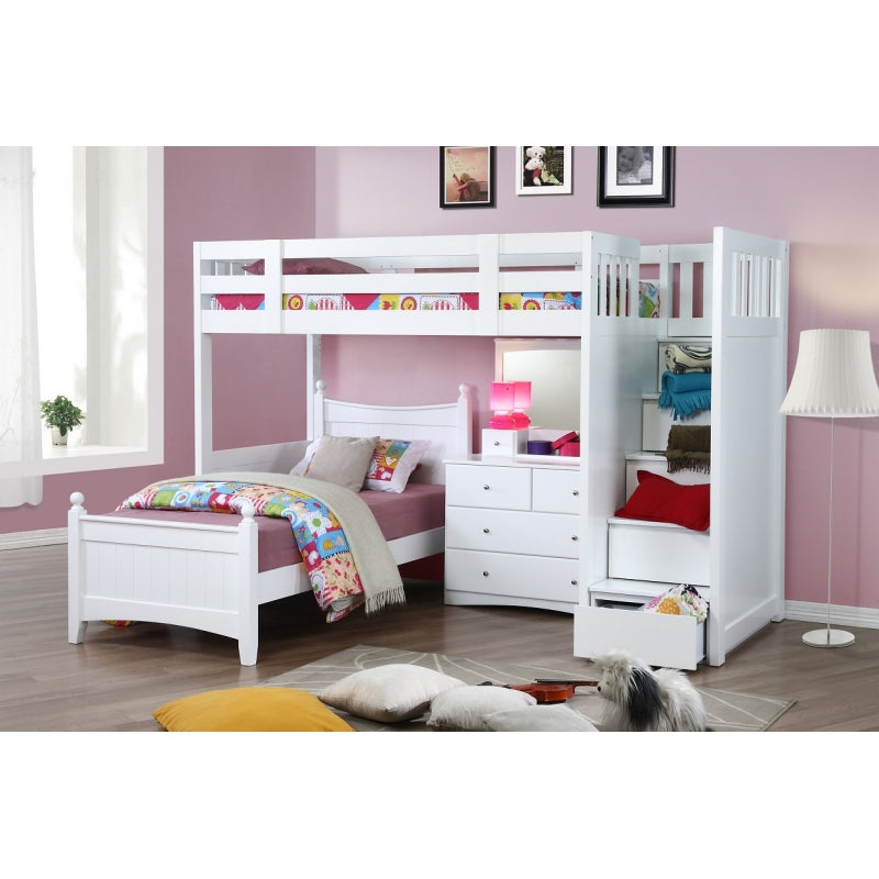 My Design Dressing Table with Mirror - White