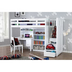 My Design Desk with Hutch - White