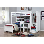 My Design Desk with Hutch - White