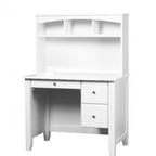 My Design Desk with Hutch - White