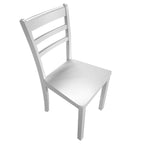 Hickory Desk with Hutch - White