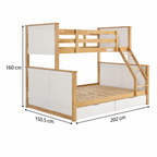 Richmond Single over Double Bunk Bed with Drawers