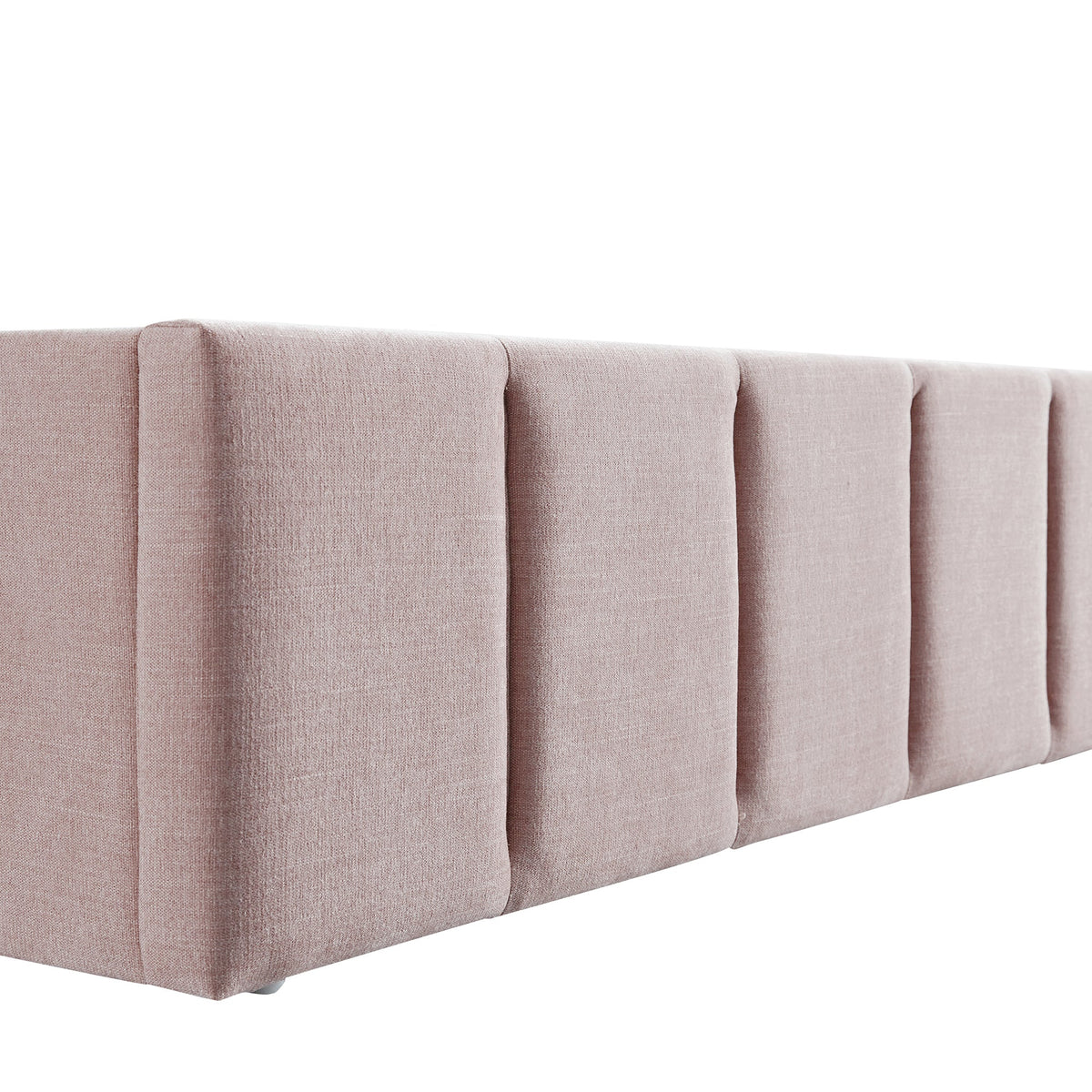 Rosie Double Upholstered Bed - Pink