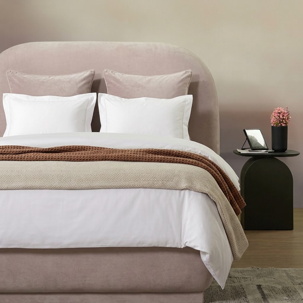 Tilda Double Chenille Bed - Oatmeal