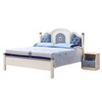 Crown King Single Bed - Blue
