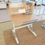 Galaxy Height Adjustable Kids Ergonomic Study Desk - Grey/Oak