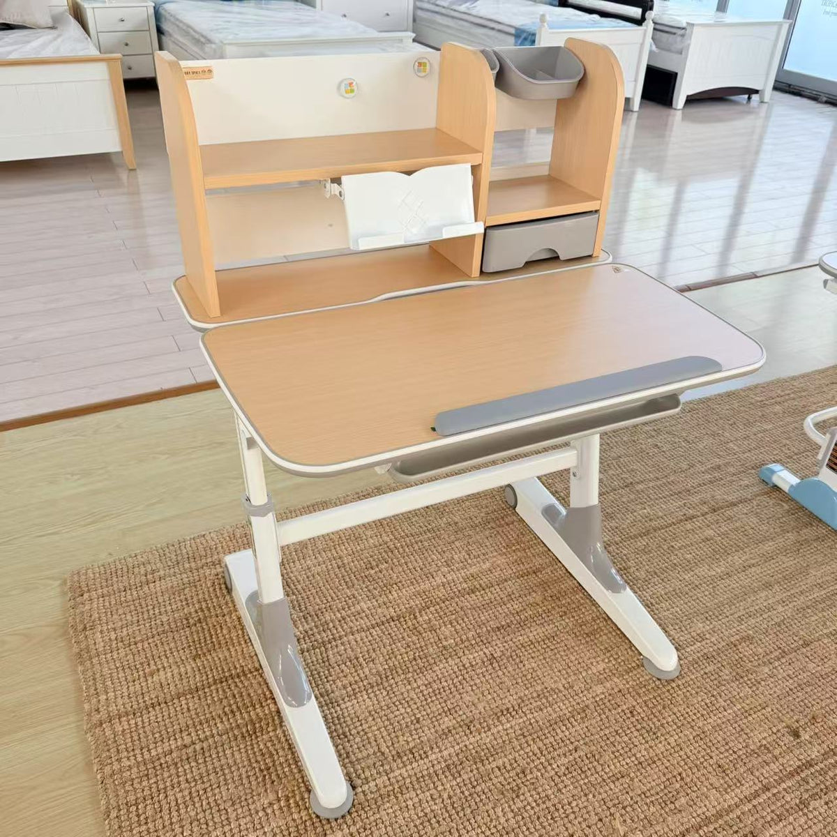 Galaxy Height Adjustable Kids Ergonomic Study Desk - Grey/Oak